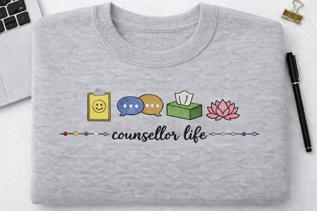 Counselor Life – Embroidered Sweatshirt