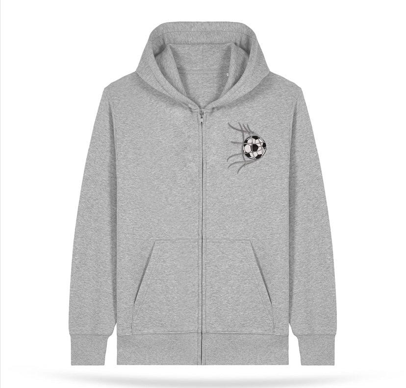 Custom Embroidered Zip-Up Hoodie, Personalized with Logo, Name or Design