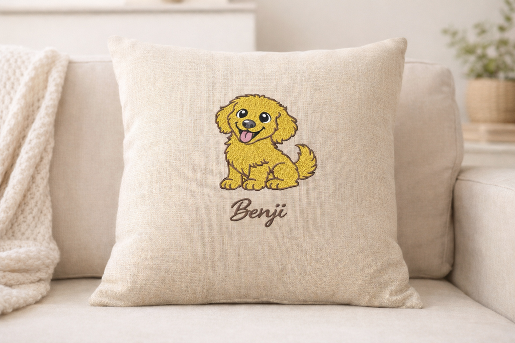 Custom Illustration Animal Throw Pillow Cover