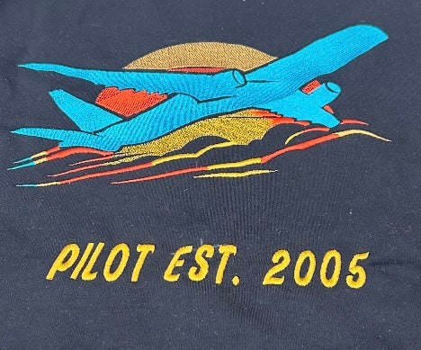 Custom Embroidered Zip-Up Hoodie, Personalized with Logo, Name or Design