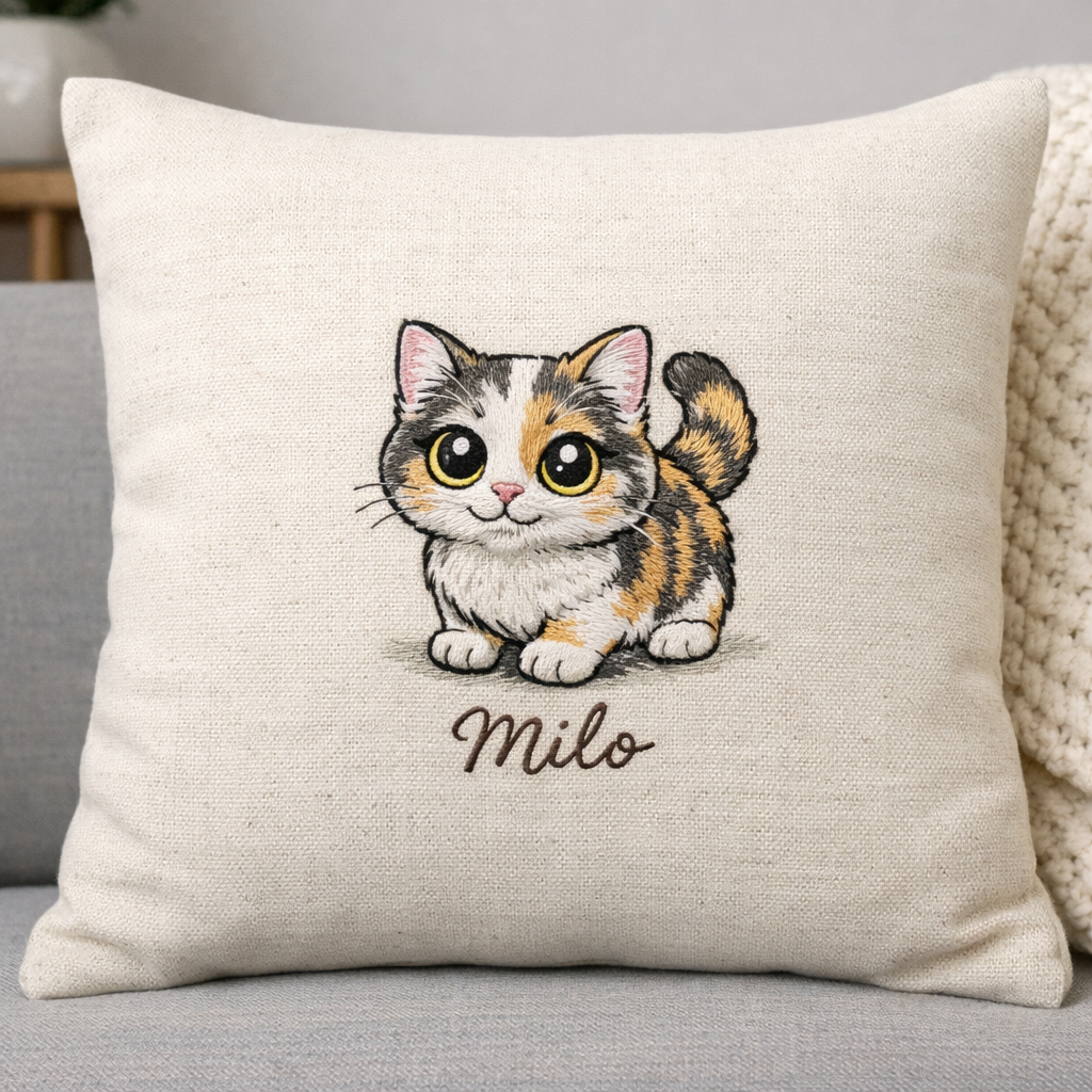 Custom Illustration Animal Throw Pillow Cover