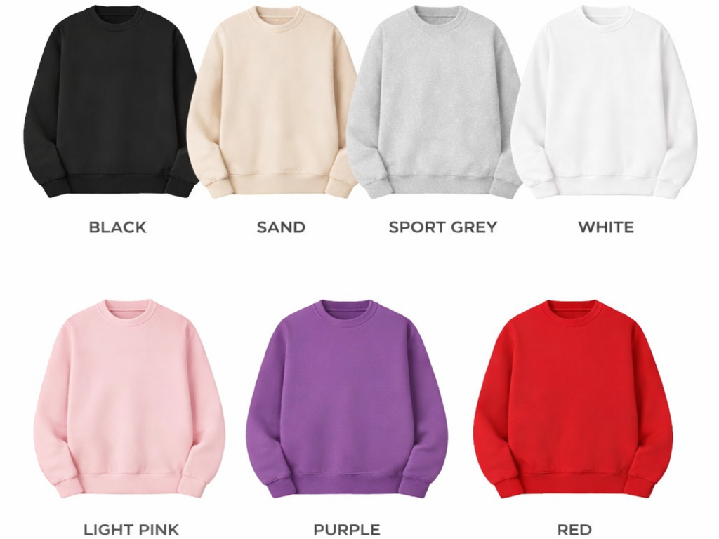 Mahjong Social Club Embroidered Sweatshirt – Pink Glitter Appliqué Design